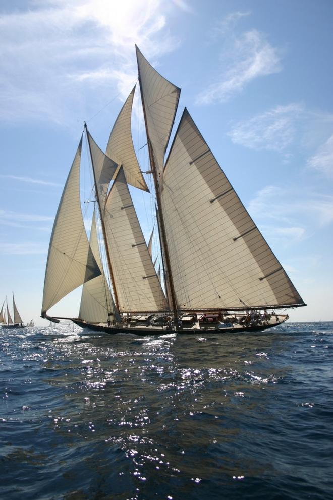 Celebrating its 100th birthday, Mariette of 1915 will be in the first of three starts (June 28) off Newport, R.I - 2015 Transatlantic Race © Stuart Streuli